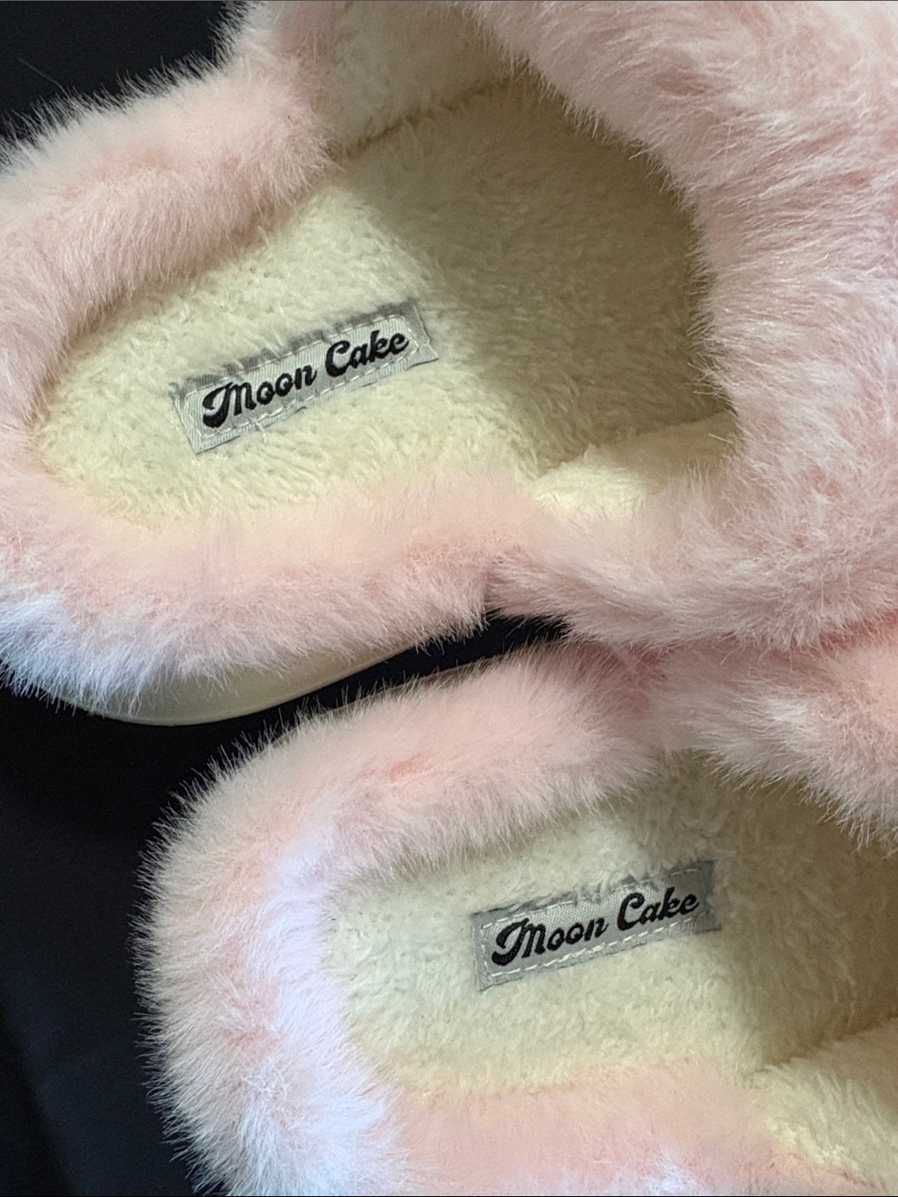 Pink Plush Bunny Slippers for Women - Picture 5 of 9